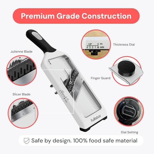 Fullstar - Handheld Mandoline Vegetable Slicer & Julienne Cutter