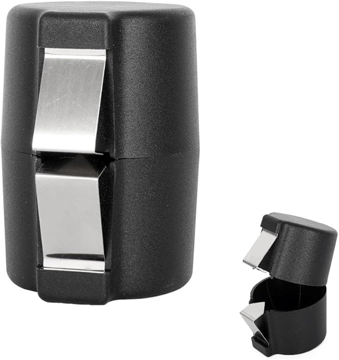 Egg Cracker Tool | Easy Shell Egg Opener | Handheld Egg Seperator Tool | Perfect for Baking, Scrambled Eggs & Omelets – No Mess, No Shell Pieces (Black - 1 Pc)
