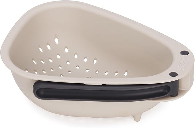 Joseph Joseph Droplet Mini Colander with Folding Handles, Kitchen Strainer for Small Vegetable, Fruits & Berries, Space-Saving