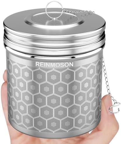 Reinmoson Extra Large Tea Infuser for Loose Tea & Spice Ball for Cooking