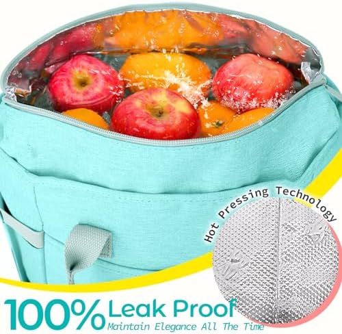 Classy Insulated Lunch Bags for Women, Large Lunch Box for Work & Picnic