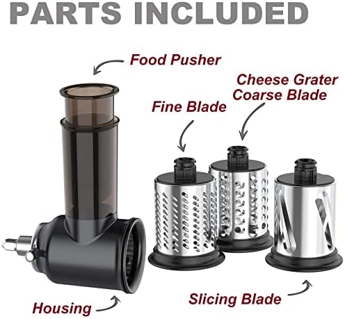 InnoMoon Slicer Shredder Attachments for KitchenAid Stand Mixer