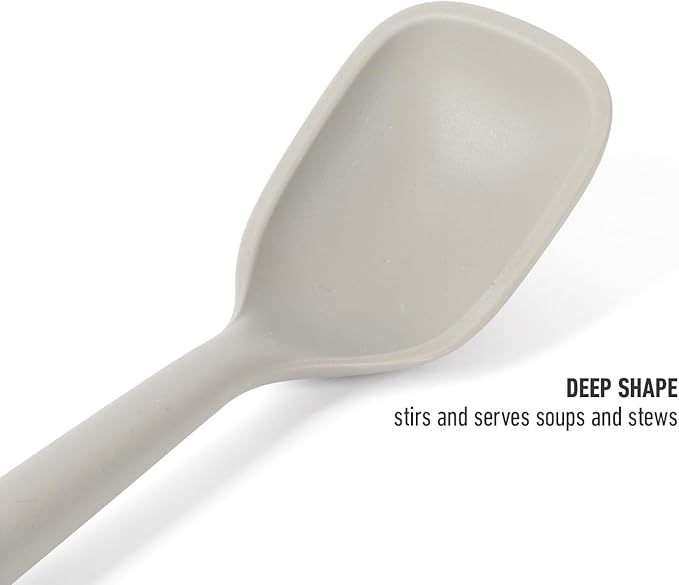 Calphalon Edge Silicone Flexible Kitchen Spoon- Taupe