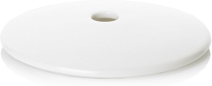Tea Forte Cafe Cup White Porcelain Tea Cup and Lid, Easter Basket Ideas, Steeps 8 oz., Microwave and Dishwasher Safe