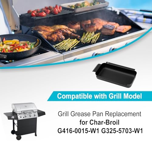 Grill Grease Pan Replacement for Char-Broil G416-0015-W1