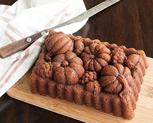 Nordic Ware Harvest Bounty Loaf Pan, 6 cup capacity (Pack of 3)