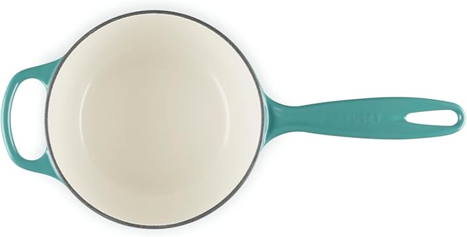 Le Creuset Enameled Cast Iron Signature Saucepan, 1.75 qt., Riviera