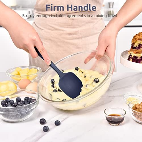 U-Taste Silicone Spoon Spatula, 600°F High Heat Temp, 11.38", Midnight Blue