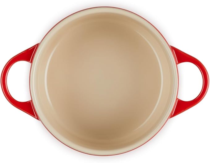 Le Creuset Stoneware Mini Round Cocotte, 24 oz., Cerise
