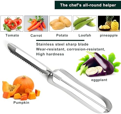 Potato Peelers for Kitchen, 2 Pcs, Just Like Mom's old steel Peeler