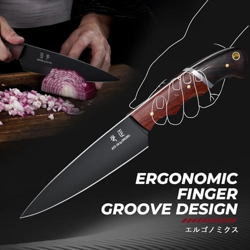 DRGSKL Kitchen Utility Knife From Japan - Small Chef Knife 5 Inch