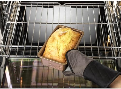 GoodCook BestBake Nonstick Textured Carbon Steel Loaf Pan, 9" x 5", Bronze (Pack of 2)