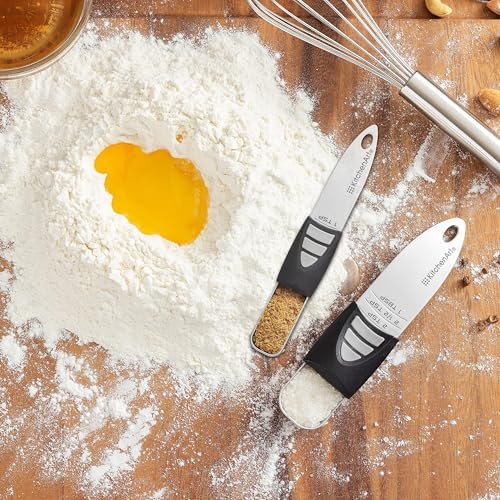 KitchenArt Pro Adjustable Measuring Set, TBL, TSP & 1 Cup Measuring Cup