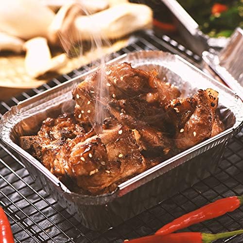 Waytiffer Loaf Pans [100 Pack] 2Lb Heavy Duty Disposable Aluminum Foil Premium Bread Tins Standard Size - 8.5" X 4.5" X 2.5" Perfect for Homemade Cakes & Breads