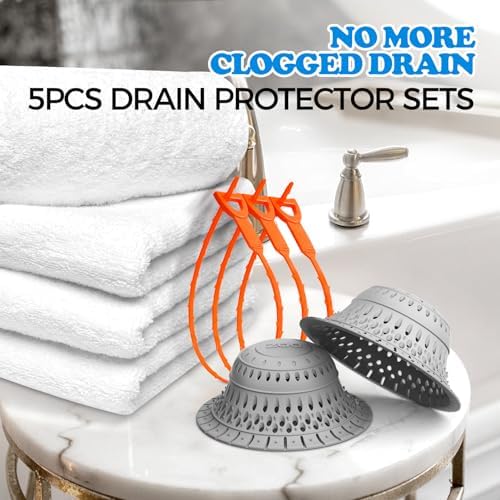 zaa Bathtub Drain Strainer Silicone Bathroom Stopper Fixture Accessories