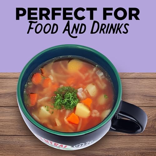 Silver Buffalo FRIENDS Central Perk, Ceramic Soup Mug, 24oz