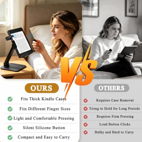 Remote Control Page Turner Ring for Kindle Paperwhite Oasis Scribe Kobo