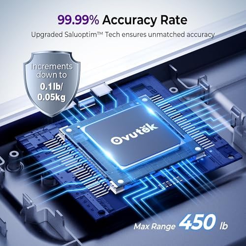 Ovutek Bathroom Scales Digital Weight 450lb, Most Accurate to 0.05lb