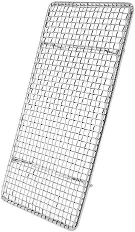 Rengue Stainless Steel Cooling Rack for Baking, Roasting and Grilling, High Temperature Up to 575°F, Dishwasher Safe Stainless Steel Cooling Rack for Baking, Nan Kitchen (Rectangle 19.2CM)