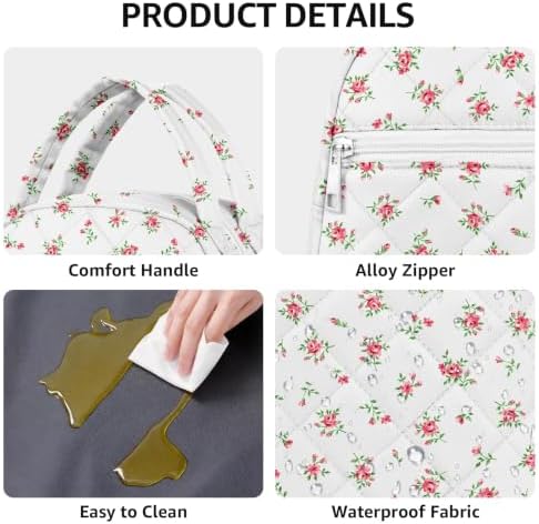 Paquesta Lunch Bag Women Stylish Quilted Lunch Boxes for Adult