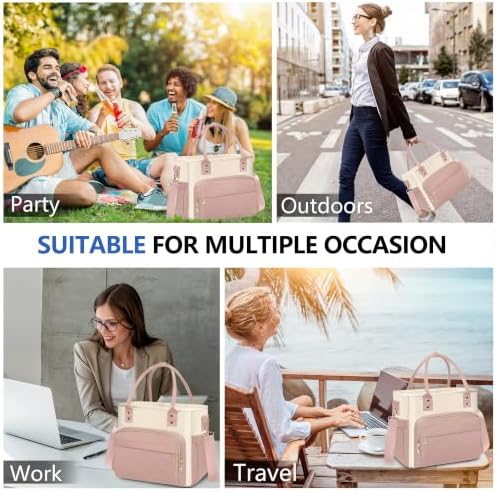 MIYCOO Insulated Lunch Bag Women, Large Tote Lunch Box for Work, 18L