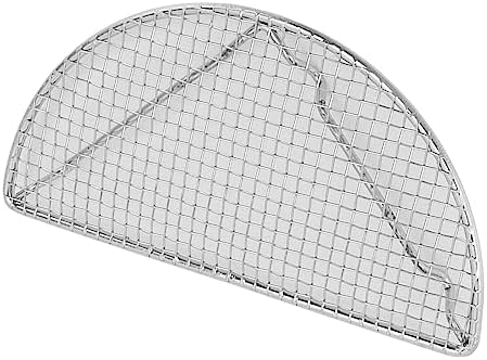 Rengue Stainless Steel Cooling Rack for Baking, Roasting and Grilling, High Temperature Up to 575°F, Dishwasher Safe Stainless Steel Cooling Rack for Baking, Nan Kitchen (Large Semicircle 20CM)