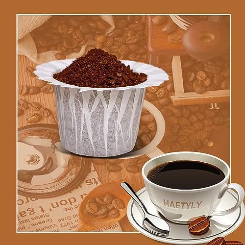 Irmidi 100 Count Disposable Coffee Paper Filters,Compatible with Keurig Brewers Single Serve 1.0 and 2.0, Fit all Reusable Coffee Pods.