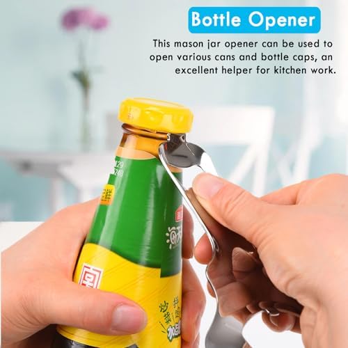 Mason Jar Opener for Canning Lids No Dents or Damage, Canning Supplies
