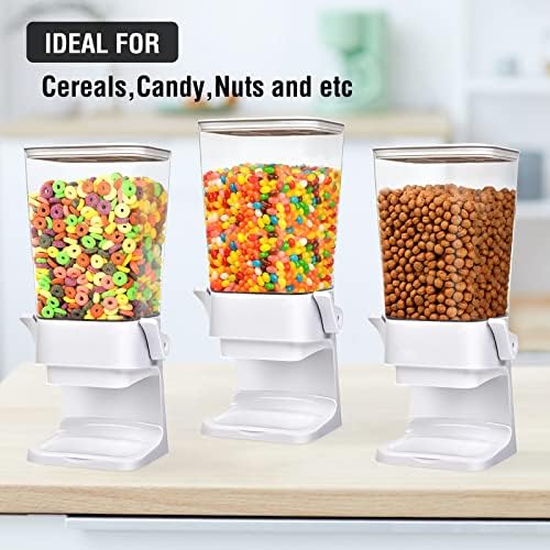 Cereal Dispenser Countertop 2 Pack 5.5 Qt Large Cereal Storage Container