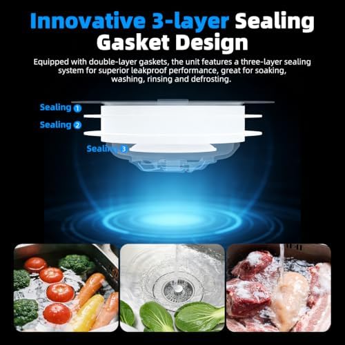 Hibbent 2 PCS Metal Kitchen Sink Drain Strainer & Stopper, Stainless Steel