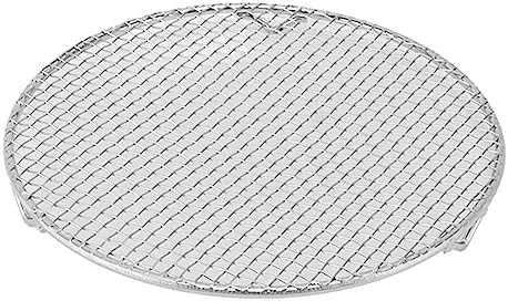 Rengue Stainless Steel Cooling Rack, 304 Grade Oven Safe 575F Dishwasher Safe for Baking Roasting Grilling Large Round 18CM (Large Round 18CM)