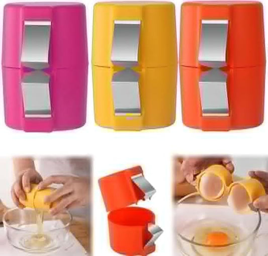 3 Pcs Egg Shell Opener, Egg Separator Egg Cracker Egg Peeler for Raw Eggs, Hard Boiled Egg Peeler Tool for Cutting Eggs,Quickly Cutting Off Eggs Breaker Kitchen Gadgets for Cooking Bakery