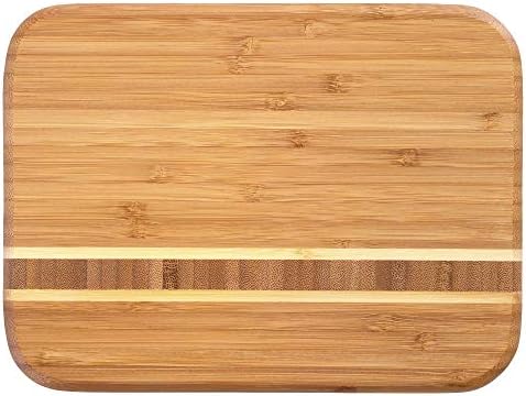 Totally Bamboo Barbados Small Bamboo Cutting Board, 9 x 6.5 Inches
