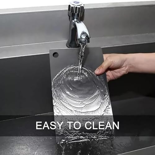Titanium Stainless Steel Cutting Boards for Kitchen, Double Sided