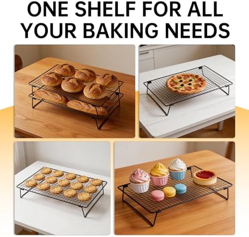 Cooling Racks for Cooking and Baking, Bread Cooling Rack Sourdough, 2PCS