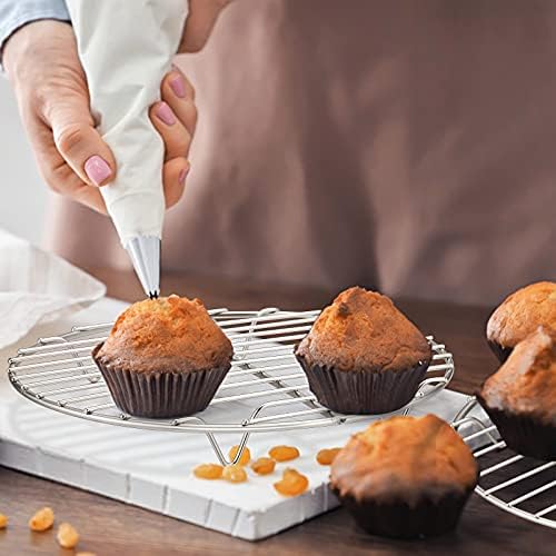 TeamFar Round Cooling Rack Set of 2, 10½ Inch