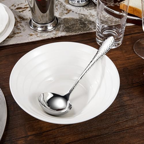 Royalrose Premium LUX Hammered Gravy Ladle (1, 7.5 Inch Gravy Ladle)