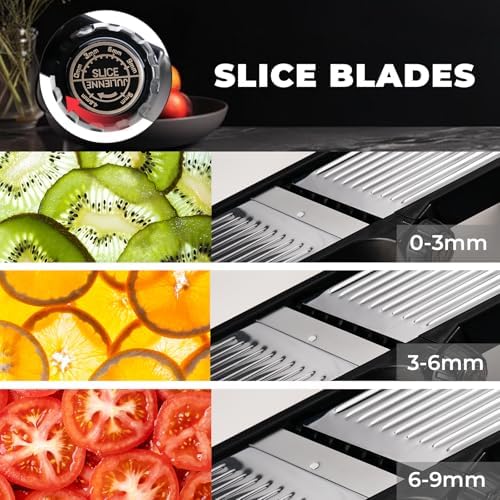 Adjustable Mandoline Slicer 5-in-1 Stainless Steel Vegetable Cutter