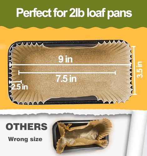 Loaf Pan Parchment Liners, Bread Pan Liners