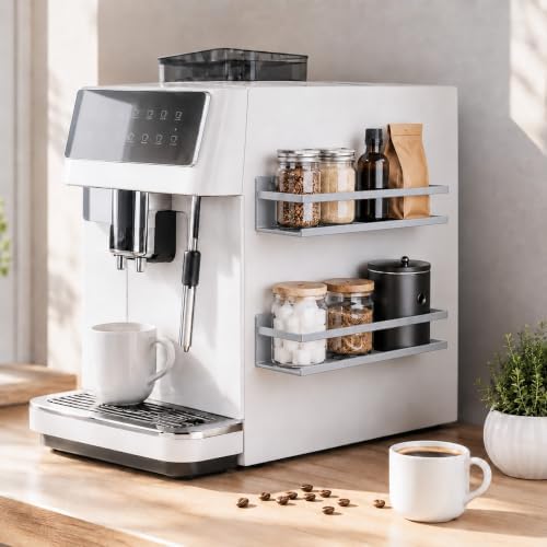 SMRCAD Magnetic Spice Rack 4-Pack – Heavy-Duty, Rust-Resistant