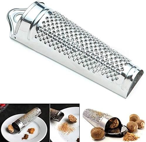 Nutmeg Grater, Stainless Steel Mini Cheese Grater, Upgraded Lemon Zester