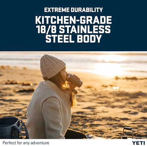 YETI Rambler 10 oz (295 ml) Tumbler with Removable Magslider Lid, Stainless Steel Vacuum Insulated Coffee Cup, Ridgeline