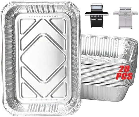 20 Pack Drip Pans Liners for Most Monument Grills 24367 13762 Accessories