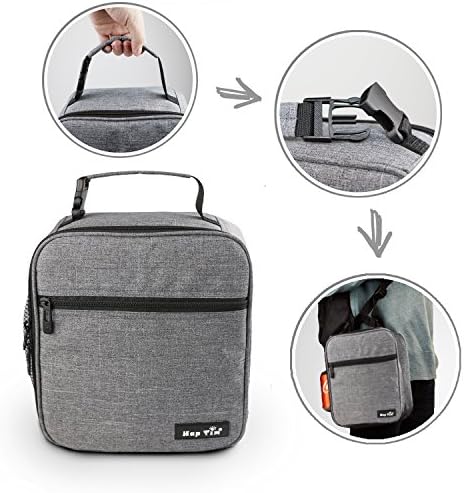 Hap Tim Insulated Lunch Box for Men, Reusable Lunch Bag for Women, Spacious Lunchbox Adult (18654-G)