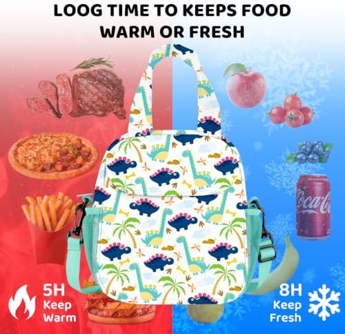 Lunch Bag for Kids 01 (dinosaur-001)
