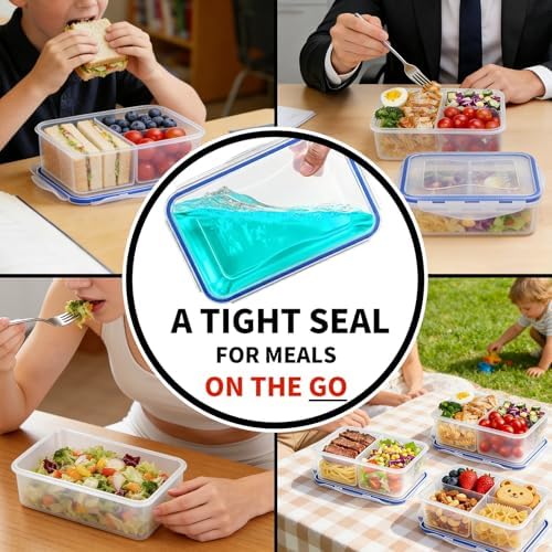 KIGI Food Storage Container Set for Meal Prep & Lunch, 0.7/4.7 Cup, 8 Pack