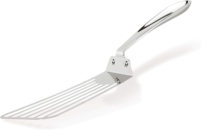 All-Clad Specialty Stainless Steel Kitchen Gadgets Slotted Turner Kitchen Tools, Kitchen Hacks Silver