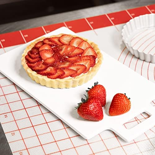 Fat Daddio's PFT-65 Round Fluted Tart Pan, 6.5 x 1 Inch