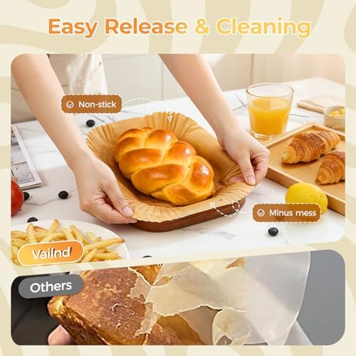 Loaf Pan Liners, 155Pcs Non-Stick Parchment Paper for Baking Bread 9x5 Inch