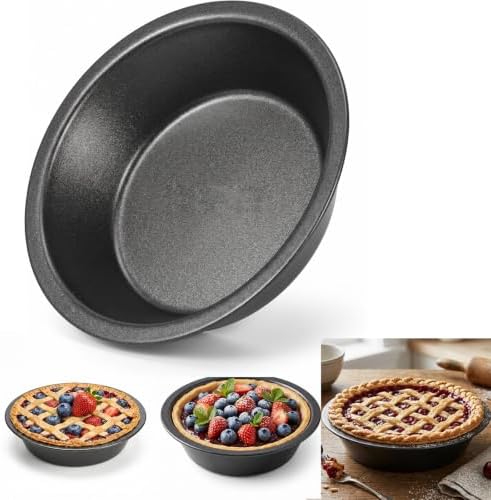 5 inch Pie Tin, 4 Pack Small Pie Pan for Oven and Instant Pot Baking